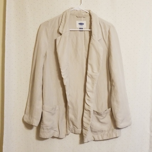 old navy linen blazer
